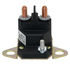 852-1221-210-50 by TROMBETTA - Plastic DC Contactor Solenoid - Grounded, 10-32 Stud+Spade, 1/4-20 Stud, 12V, Standard Base Bracket, Intermittent Duty