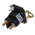 852-1221-210-50 by TROMBETTA - Plastic DC Contactor Solenoid - Grounded, 10-32 Stud+Spade, 1/4-20 Stud, 12V, Standard Base Bracket, Intermittent Duty