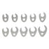 99320 by PLATINUM - 10 Pc. 3/8" Dr. Metric Flare Nut Crowfoot Wrench Set