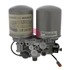 S4324330420 by MERITOR - Air Brake Dryer - Twin Type, 12V, Coalescing Cartridge, 21-35 CFM Compressor Rating