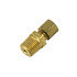 84002 by WORLD AMERICAN - Air Brake Air Line Connector Fitting - Brass, 1/8"-1/8"NPTF Thread