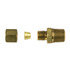 84002 by WORLD AMERICAN - Air Brake Air Line Connector Fitting - Brass, 1/8"-1/8"NPTF Thread