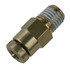 84005 by WORLD AMERICAN - Air Brake Air Line Connector Fitting - Brass, 5/32"1/16" NPTF Thread, Push to Connect