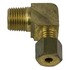 85002 by WORLD AMERICAN - Air Brake Air Line Elbow - Brass, 1/8" Tube, 1/8" NPTF Thread, 90 degree, Male