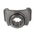 6.5-4-3561-1XR by WORLD AMERICAN - 1810 1/2 Round Series Differential End Yoke - 2.75" Diameter, 10" Spline, Standard