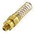 WA01-5019 by WORLD AMERICAN - Air Brake Hose End - Brass, 1/2 in. x 3/8 in., with Spring