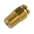 WA01-5803 by WORLD AMERICAN - Air Brake Air Line Connector Fitting - Brass, 1/4" Tube Dia., 1/4" Pipe Thread, Male