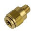 WA01-5805 by WORLD AMERICAN - Air Brake Air Line Connector Fitting - Brass, 3/8" Tube Dia., 1/8" Pipe Thread, Male