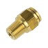 WA01-5806 by WORLD AMERICAN - BRASS PLC MALE CONNECTOR 3/8"