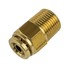 WA01-5807 by WORLD AMERICAN - Air Brake Air Line Connector Fitting - Brass, 3/8" Tube Dia., 3/8" Pipe Thread, Male