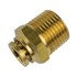 WA01-5808 by WORLD AMERICAN - Air Brake Air Line Connector Fitting - Brass, 3/8" Tube Dia., 1/2" Pipe Thread, Male