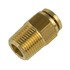 WA01-5807 by WORLD AMERICAN - Air Brake Air Line Connector Fitting - Brass, 3/8" Tube Dia., 3/8" Pipe Thread, Male