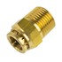 WA01-5811 by WORLD AMERICAN - Air Brake Air Line Connector Fitting - Brass, 1/2" Tube Dia., 1/2" Pipe Thread, Male