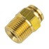 WA01-5811 by WORLD AMERICAN - Air Brake Air Line Connector Fitting - Brass, 1/2" Tube Dia., 1/2" Pipe Thread, Male