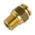 WA01-5810 by WORLD AMERICAN - Air Brake Air Line Connector Fitting - Brass, 1/2" Tube Dia., 3/8" Pipe Thread, Male