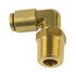 WA01-5817 by WORLD AMERICAN - Air Brake Air Line Elbow - Brass, 1/4" Tube Dia.-3/8" Pipe Thread, Male, Push-In