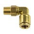 WA01-5819 by WORLD AMERICAN - Air Brake Air Line Elbow - Brass, 3/8" Tube Dia.-1/4" Pipe Thread, Male, Push-In