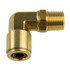 WA01-5823 by WORLD AMERICAN - Air Brake Air Line Elbow - Brass, 1/2" Tube Dia.-3/8" Pipe Thread, Male, Push-In