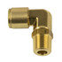 WA01-5823 by WORLD AMERICAN - Air Brake Air Line Elbow - Brass, 1/2" Tube Dia.-3/8" Pipe Thread, Male, Push-In