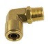 WA01-5826 by WORLD AMERICAN - Air Brake Air Line Elbow - Brass, 5/8" Tube Dia-1/2" PipeThread, Male, Push-In