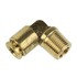 WA01-5842 by WORLD AMERICAN - Air Brake Air Line Elbow - Brass, 3/8" Tube Dia.-3/8" Pipe Thread, 90 Degree, Male