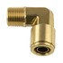 WA01-5844 by WORLD AMERICAN - Air Brake Air Line Elbow - Brass, 1/2" Tube Dia.-3/8" Pipe Thread, 90 Degree, Male