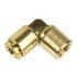 WA01-5859 by WORLD AMERICAN - Air Brake Air Line Tee - Brass, 1/4"-1/8" Tube Diameter, Female, Union