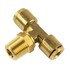 WA01-5864 by WORLD AMERICAN - Air Brake Air Line Thread Branch Tee - Brass, 3/8" Tube Dia.-3/8" Pipe Thread, Male