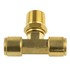 WA01-5866 by WORLD AMERICAN - BRASS PLC MALE BRANCH TEE 1/2"