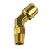 WA01-5869 by WORLD AMERICAN - Air Brake Air Line Elbow - Brass, 3/8" Tube Dia.-1/4" Pipe Thread, 45 Deg. Elbow, Male