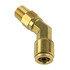 WA01-5869 by WORLD AMERICAN - Air Brake Air Line Elbow - Brass, 3/8" Tube Dia.-1/4" Pipe Thread, 45 Deg. Elbow, Male