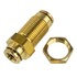 WA01-5873 by WORLD AMERICAN - Bulkhead Union Fitting - Brass, 3/8 in. Tube Diameter, Push-In