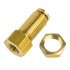 WA01-5878 by WORLD AMERICAN - Bulkhead Union Fitting - Brass, 1/4" Air Tubing - 1/8" NPT, Female, Push To Connect