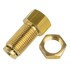 WA01-5878 by WORLD AMERICAN - Bulkhead Union Fitting - Brass, 1/4" Air Tubing - 1/8" NPT, Female, Push To Connect