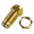 WA01-5880 by WORLD AMERICAN - Bulkhead Fittings - Brass, 3/8" Tube Dia-1/2" PipeThread, Union, Push-In