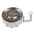 WA015 by WORLD AMERICAN - Engine Oil Filler Cap - Chrome, with Chain