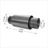 WA04-3110 by WORLD AMERICAN - Suspension Equalizer Beam Center Bushing - 12.000" Length, Welded Plug
