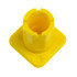 WA298818 by WORLD AMERICAN - Air Brake Valve Control Knob - Yellow, Push/Pull, 5/8" Shaft