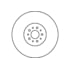 355109381 by HELLA - DISC BRAKE ROTOR