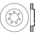 Centric 320.65101F Disc Brake Rotor Centric GCX Rotor with Full Coating