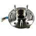 402.62014E by CENTRIC - C-Tek Standard Hub and Bearing Assembly; With Integral ABS