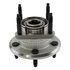 401.58000E by CENTRIC - C-Tek Standard Hub and Bearing Assembly; With ABS Tone Ring / Encoder