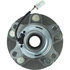 402.48001E by CENTRIC - C-Tek Standard Hub and Bearing Assembly; With Integral ABS