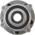 401.44002E by CENTRIC - C-Tek Standard Hub and Bearing Assembly; With ABS Tone Ring / Encoder