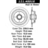 Centric 121.40010 Disc Brake Rotor and Hub Assembly C-Tek Standard Disc Brake Rotor - 9.40 in. Outside Diameter