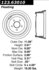123.63010 by CENTRIC - C-Tek Standard Brake Drum