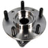 Centric 401.66000 Wheel Bearing and Hub Assembly Premium Hub Assembly