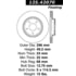 Centric 125.42070 Disc Brake Rotor Centric Premium High Carbon Alloy Brake Rotor