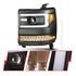 111373 by ANZO - Projector Headlight Set; Clear Lens; Black Housing; Amber Reflector; Pair; w/Plank Style Back;