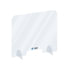 Fleet Engineers PPE-03530 Frontline Safety Shield Sneeze Guard 35" x 30" Countertop Barrier